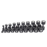 Premium dumbbellset 1-10 kg met polyurethaan halters