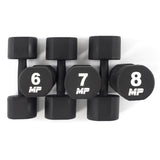 Muscle Power dumbbells 1-10 kg PU urethaan dumbbellset professioneel