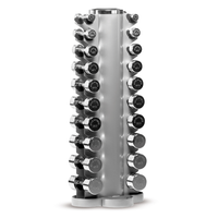 APUS Chrome-Coated Dumbbell Rack – Professionelles Hantelregal für 10 Paar Hanteln