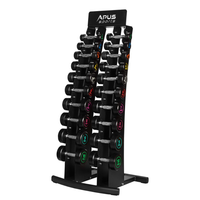 APUS Vertikales Hantelregal – Professionelle Aufbewahrung für Hanteln 1–10 kg