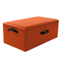 Balanced Body Standard Sitting Box met drie geïntegreerde handgrepen  custom color deep orange