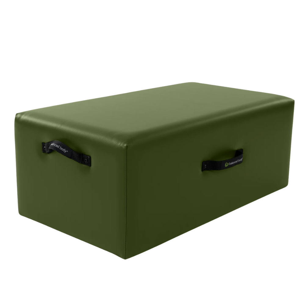 Balanced Body Standard Sitting Box met drie geïntegreerde handgrepen  custom color dark green