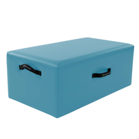 Standard Sitting Box voor zittende en prone Pilates oefeningen custom color blue
