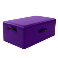 Balanced Body Standard Sitting Box met drie geïntegreerde handgrepen  custom color deep purple