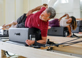 Balanced Body Pilates equipment sitting box voor Reformer training