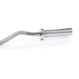 EZ curl barbell met messingbussen en chroom afwerking voor fitness apparatuur