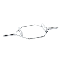 Barbell hex bar chroom voor deadlifts en 50 mm schijven