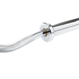 Super curl barbell met messingbussen en chroom afwerking voor fitness apparatuur