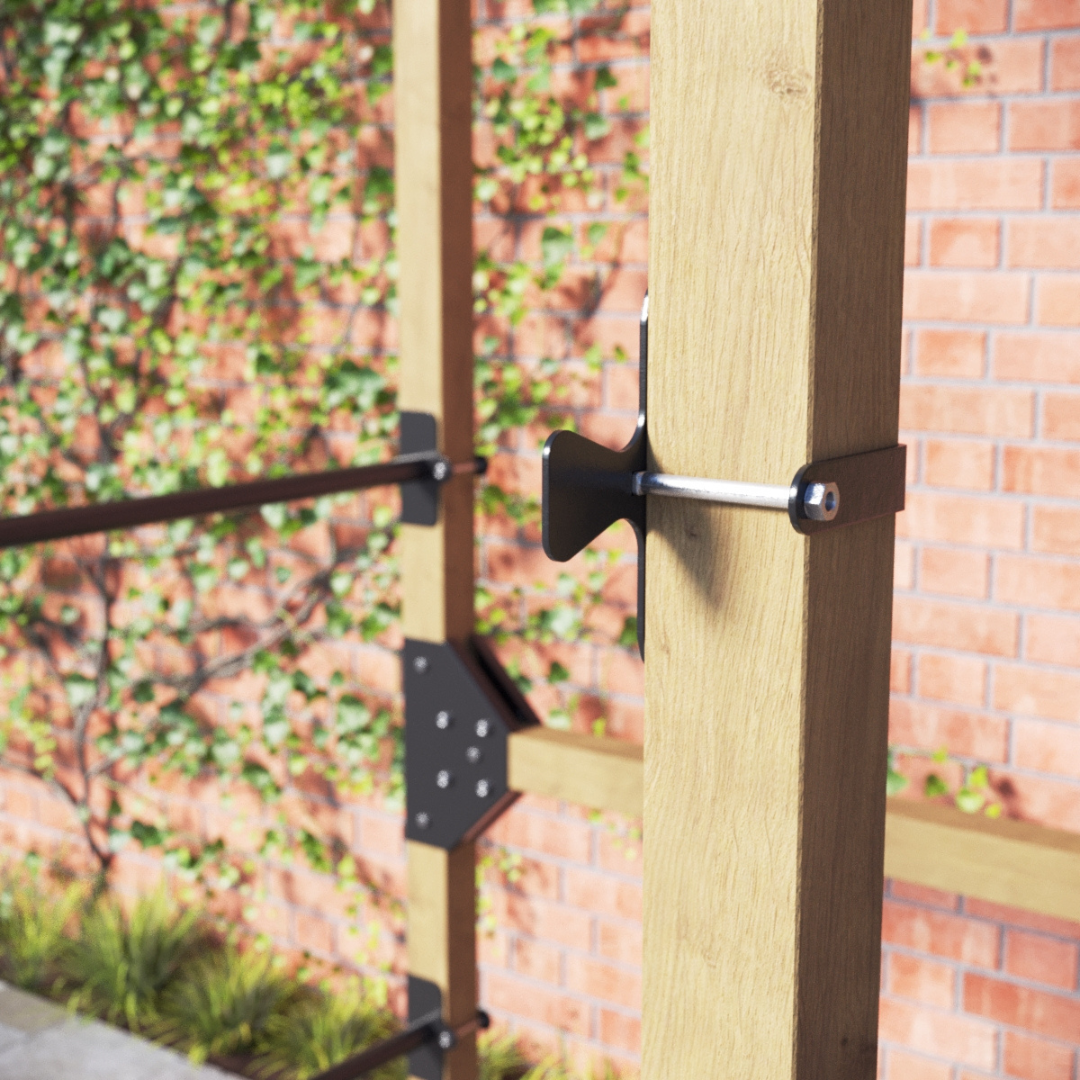 Premium houten buiten gym voor pull-ups en dips