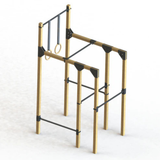 Calisthenics outdoor gym Dipping Pro in moderne tuin