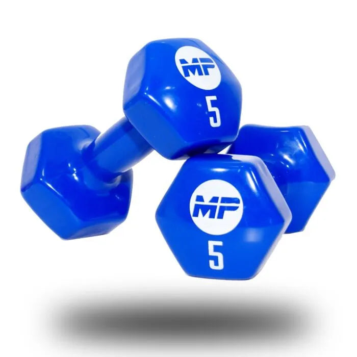 vinyl dumbbell set halters fysiotherapie training 5 Kg