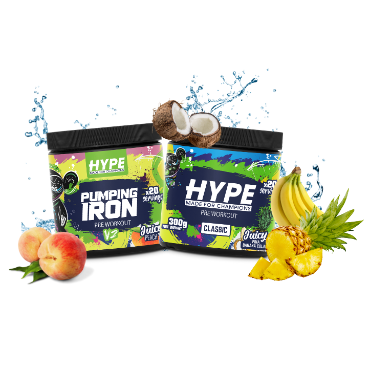 Whey Protein Double Boost Pre-Workout Kombi-Deal – Maximale Energie & Fokus