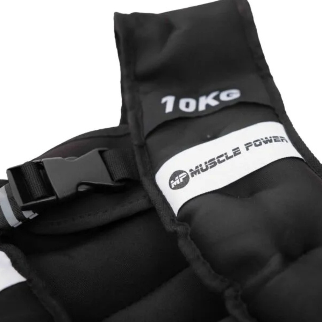 Muscle Power Gewichtsvest soft 10 kg – Comfortabel & Effectief