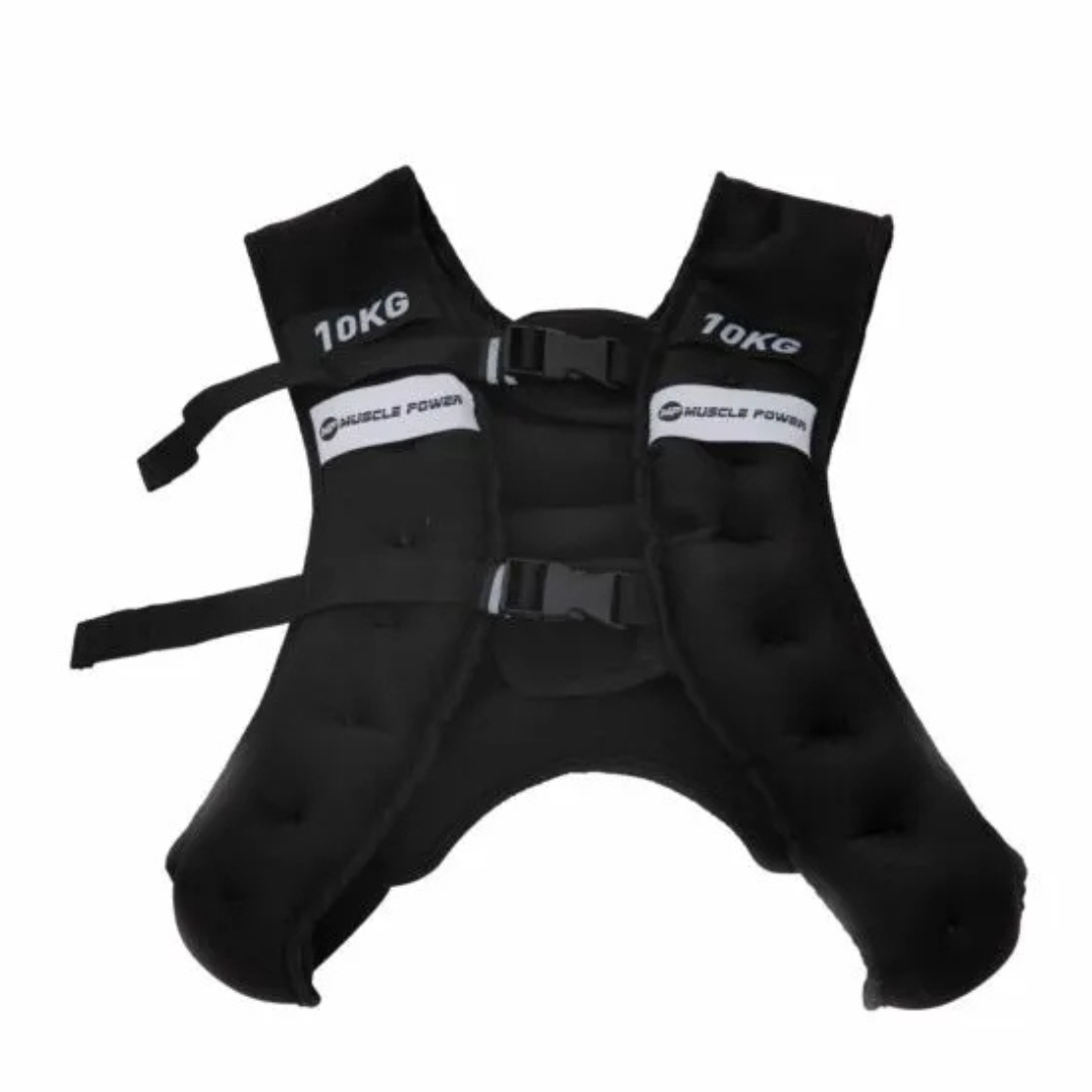 Muscle Power Gewichtsvest soft 10 kg – Comfortabel & Effectief