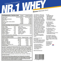 Nr.1 Whey Vanille, Banaan, Aardbei – premium whey proteïne combideal