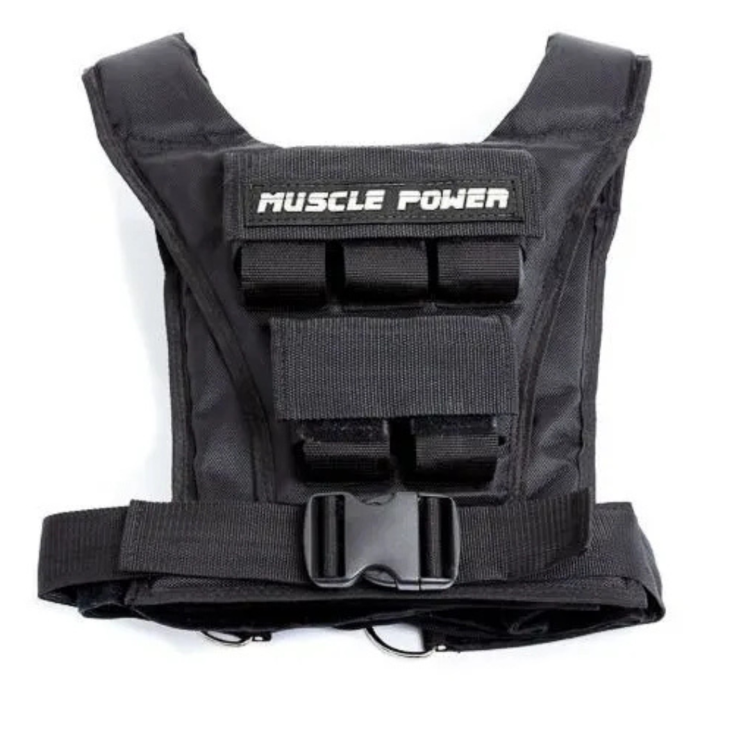 Muscle Power MP1216 Gewichtsvest 10 kg Verstelbaar & Professioneel
