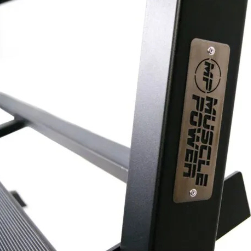 Muscle Power Hantelständer Schwarz 3-lagig – Maximale Ordnung & professionelles Erscheinungsbild
