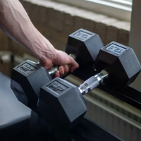 Hexagon dumbbells set voor krachttraining en fitness vasthoudend