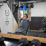 Hexagon dumbbells set voor krachttraining en fitness model