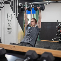 Hexagon dumbbells set voor krachttraining en fitness model