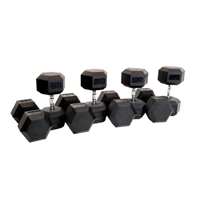 Muscle Power Hexagon Dumbbells Set 42,5–50 kg – Absolute Kracht, Professionele Controle