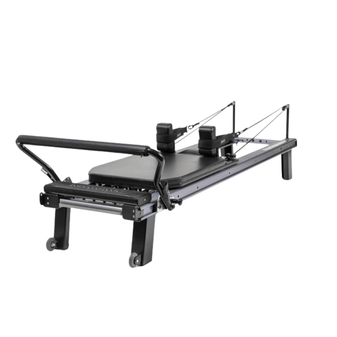 Balanced Body reformer met 14 footbar posities voor professionele Pilates training