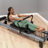 Pilates reformer thuis met transportwielen en Balanced Body Signature Springs