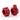 Muscle Power Quick Lock Collar Set Rood Ø 50 mm  – Maximale Grip & Snelle Wissels