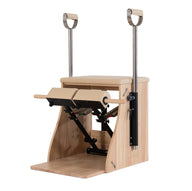Pilates Chair Wunda Oak van Wood Reformer voor Pilates training