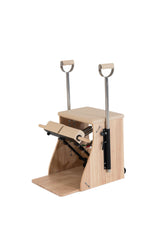 Wunda Chair Wood Reformer voor full body Pilates en gecontroleerde training
