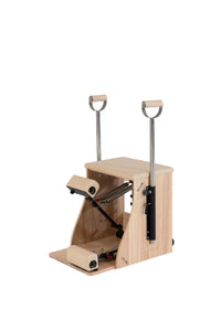 Compacte Pilates Chair Wunda Oak voor professionele Pilates training