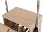 1. Pilates Chair Wunda Oak met Cactus veersysteem tot 50 kg bovenkant  bekleding