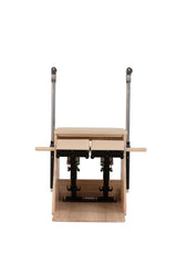 Professionele Pilates Chair met verstelbare handgrepen en weerstand vooraanzicht