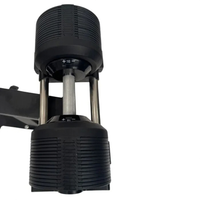 Verstelbare dumbbellset met zes gewichtsniveaus