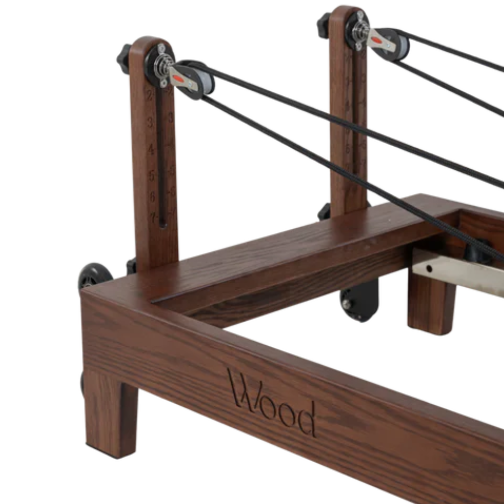 Complete wood reformer inclusief Pilates accessoires