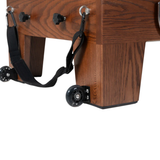 Professionele wood reformer met complete accessoireset poten close up