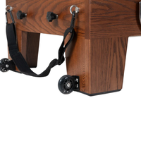 Professionele wood reformer met complete accessoireset poten close up