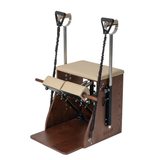 Pilates chair met split-pedaal systeem voor krachttraining