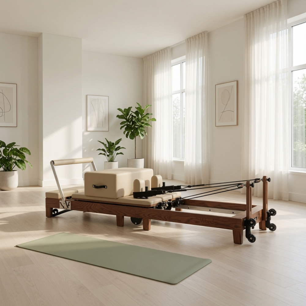 Wood Pilates Reformer | Pilates Apparaat – The Walnut Foldable