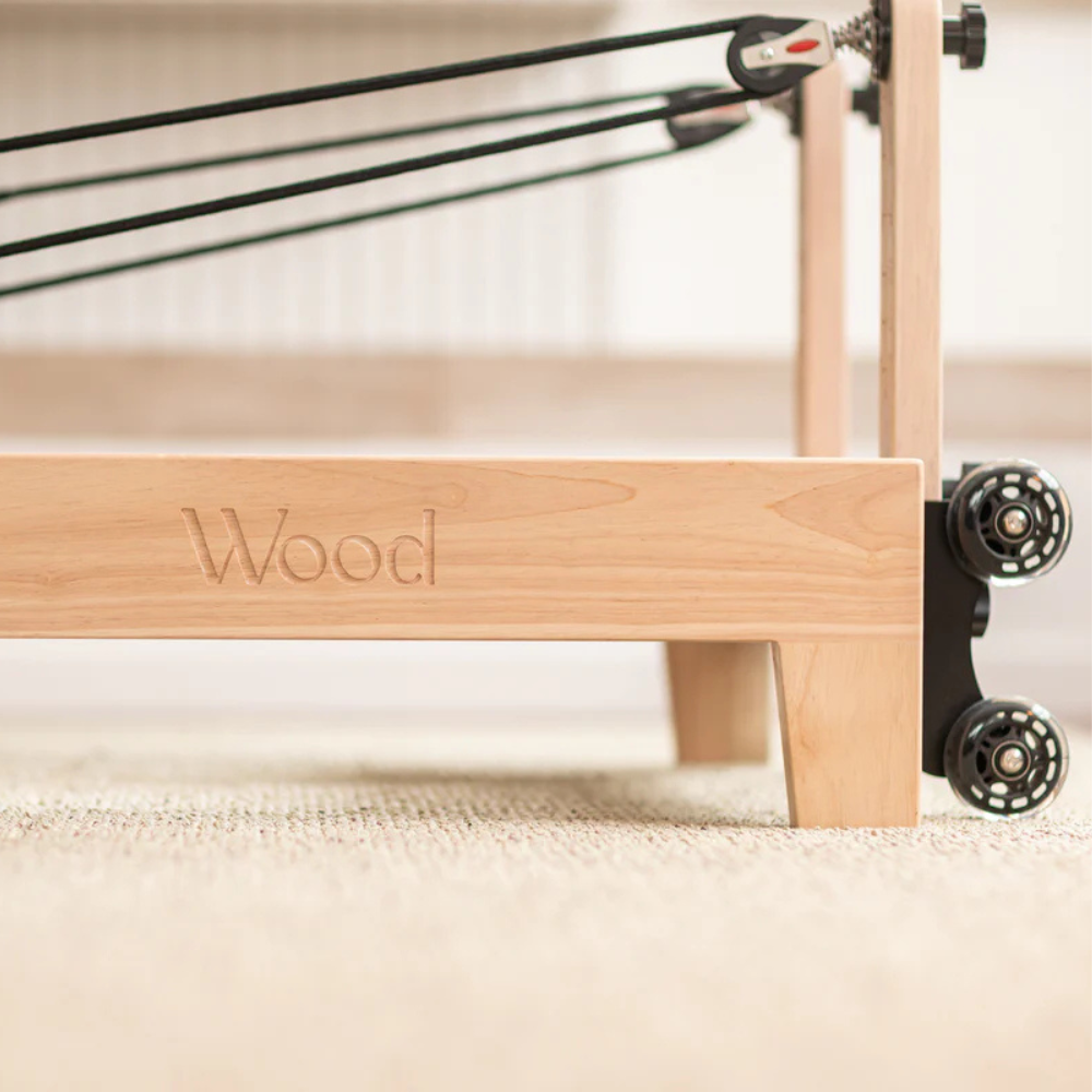 Opvouwbare Pilates reformer voor kracht en flexibiliteit