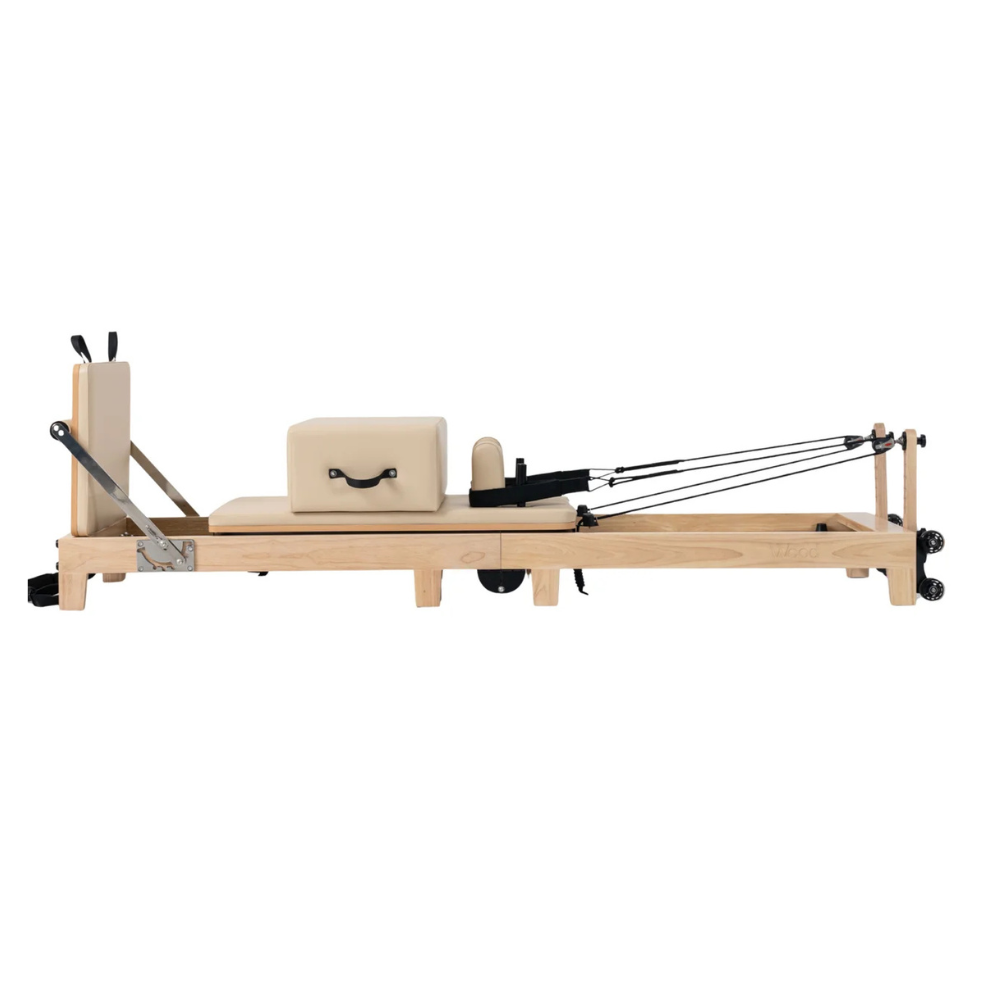 Professionele reformer machine pilates met houten frame