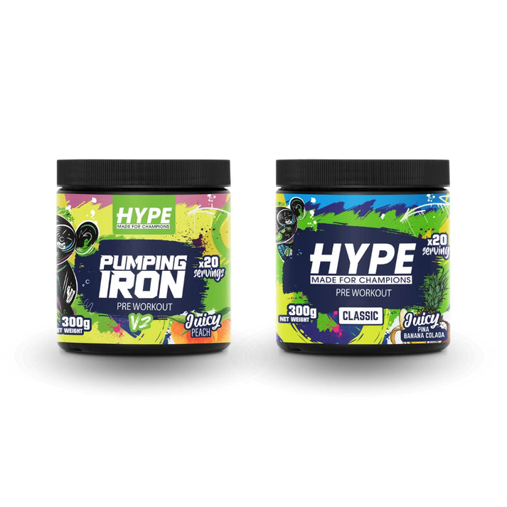 Whey Protein Double Boost Pre-Workout Kombi-Deal – Maximale Energie & Fokus