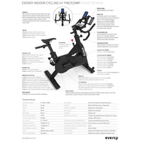 Evergy Indoor cycling bike H1 FMC-COMP - Indoor cycling - fitness apparatuur, functionele training, Evergy