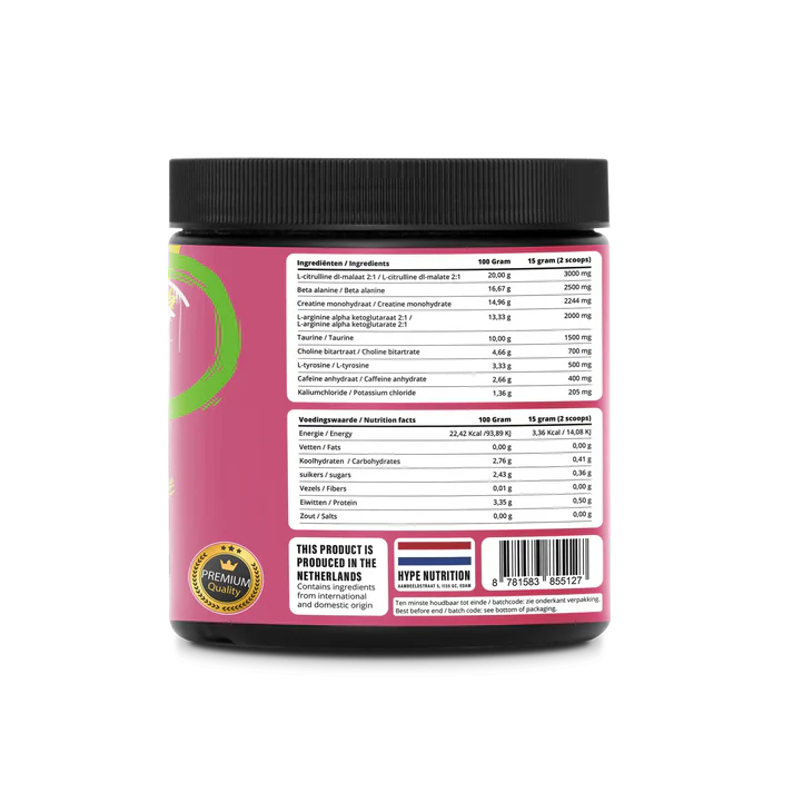 Pre Workout Pumping Iron V2 – Explosive Energie & Ultimativer Fokus