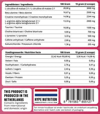 Pre Workout Pumping Iron V2 – Explosive Energie & Ultimativer Fokus