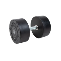 Muscle Power Ronde Gummi Hantelset 22–40 kg – Professionelle Kraft in perfekter Balance