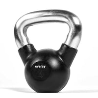 Lichte PU kettlebell 4 kg Evergy Limited zijaanzicht – afbeelding 12