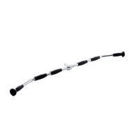 Muscle Power lat pulldown stang gebogen 120 cm MP758 met PU handvatten – afbeelding 1