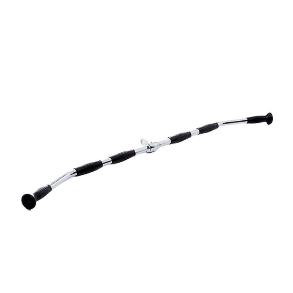 Muscle Power lat pulldown stang gebogen 120 cm MP758 met PU handvatten – afbeelding 1
