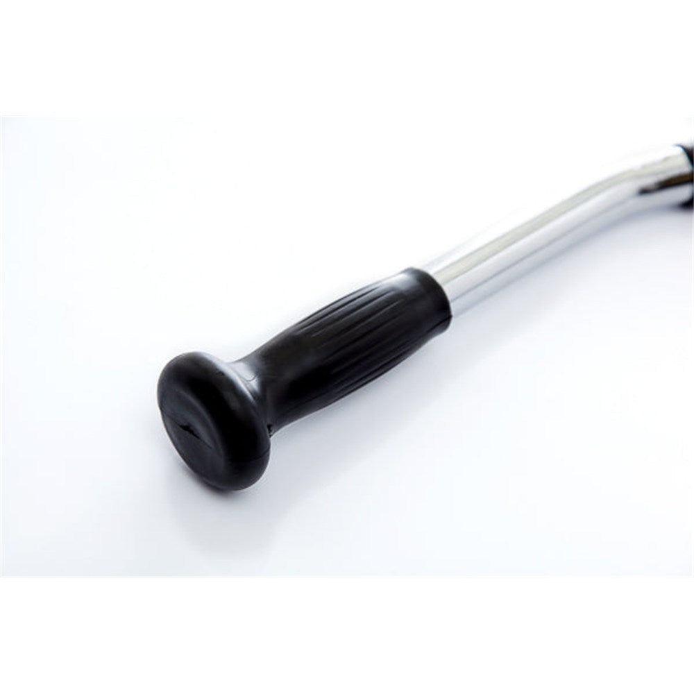 Detail PU handvat van gebogen lat pulldown bar Muscle Power – afbeelding 3